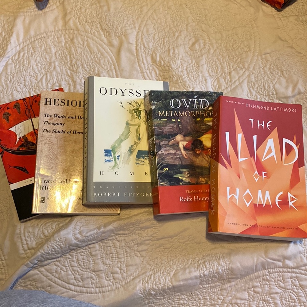 Greek Mythology Course Textbooks